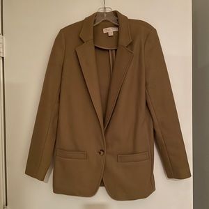Michael Kors Camel Wool Blazer